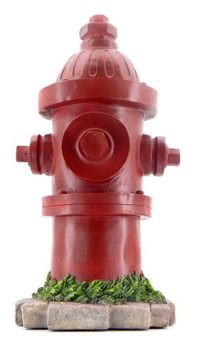 Bellaa 22472 Fire Hydrant Statue Dog Training Lamp Post 14 inch Indoor Outdoor Garden Statue Yard Decoration Lawn Ornament