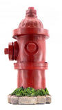 Bellaa 22472 Fire Hydrant Statue Dog Training Lamp Post 14 inch Indoor Outdoor Garden Statue Yard Decoration Lawn Ornament