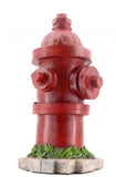Bellaa 22472 Fire Hydrant Statue Dog Training Lamp Post 14 inch Indoor Outdoor Garden Statue Yard Decoration Lawn Ornament