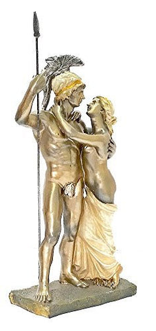 Roman God Mars and Roman Goddess Venus Statue Greek God and Goddess Ares and Aphrodite Statue