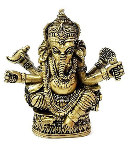 Tibetl Statues of Lord Ganesha Ganesh Hindu Gods and Goddesses - Hinduism