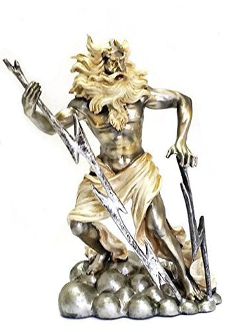 Zeus Statue - King of the Gods - Greek Mythology - Introduction Price LTD