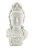 Bellaa 23750 Buddha Statue Bust Quan Yin Head Kwan Yin Kuanyin