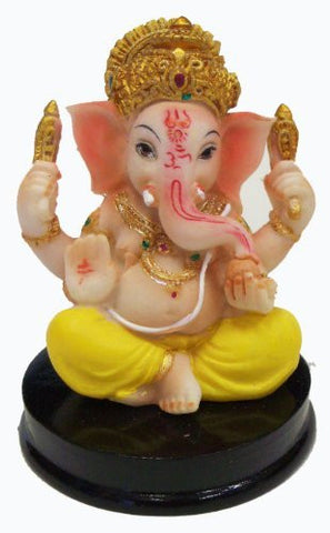 Rare Lord Ganesh Ganesha Beautiful Statues 2.5 Hindu Good Luck God"