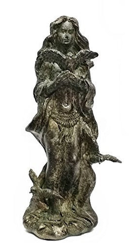 Aphrodite (Venus) Greek Roman Goddess of Love Statue Bronze Finish Cast 3 Birds