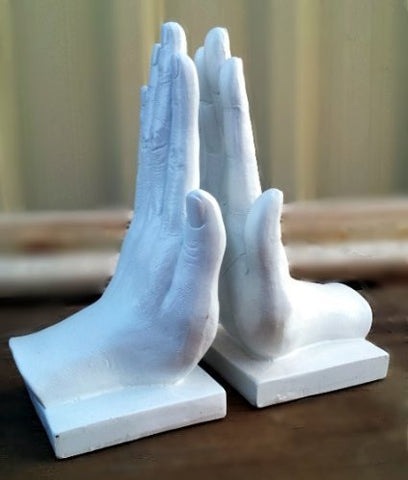 Praying Hands Bookends Statue