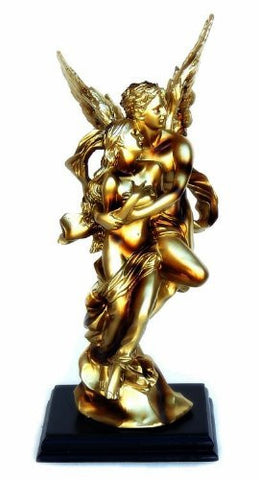 12" Inches Classic Romantic Cupid and Psyche Statue Sculpture Inspired By Ado...