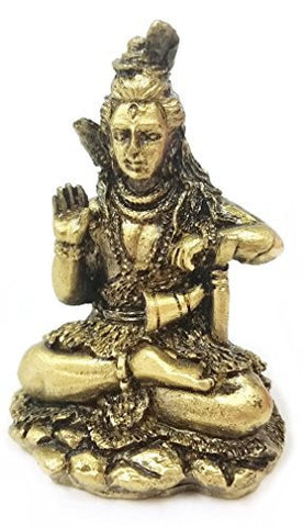 Tribal Mini Statues of Lord Shiva Shiv Hindu Gods and Goddesses - Hinduism