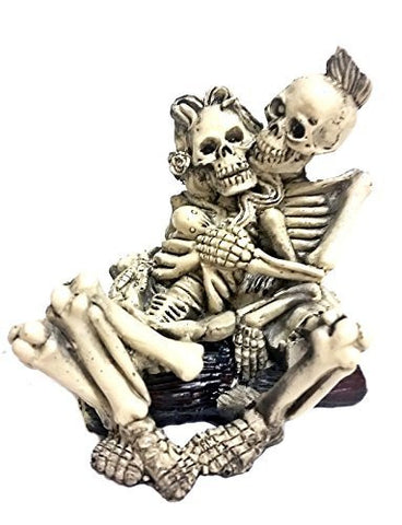 Beach Lovers - Collectible Figurine Statue Sculpture Figure Punk Skull Skeleton Adult