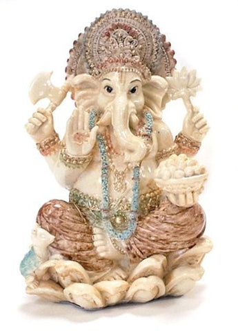 Rare Lord Ganesh Ganesha Beautiful Statues Hindu Good Luck God - Collectors Choice