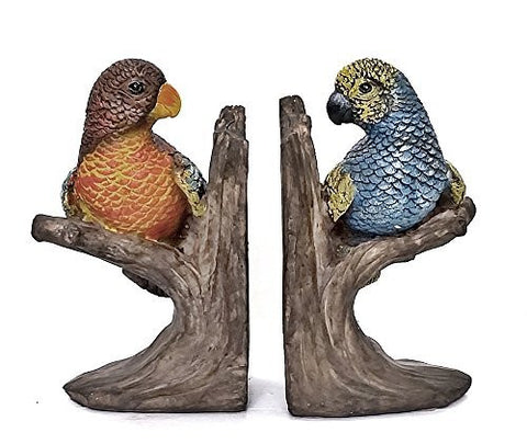 Bellaa Decorative Bookends Birds on Branch Bookends