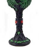 Bellaa 26546 Large Celtic Tree Spirit Man Greenman Wine Goblet 8oz Cup 7.5" Tall