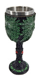 Bellaa 26546 Large Celtic Tree Spirit Man Greenman Wine Goblet 8oz Cup 7.5" Tall