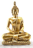 Bellaa 24221 Buddha Statues Meditating Seated Shakyamuni Sculpture Budha Figurine Sitting Praying 8 Inches